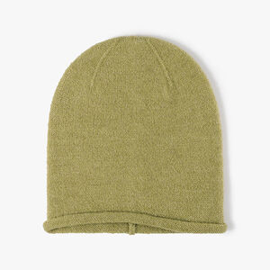Solid Color Wool Polyester Blend Knitted Beanie h5