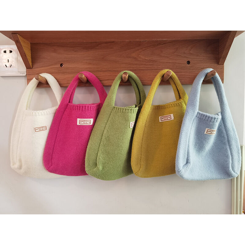 Sacs À Main Carrés Pour Femmes, Style Décontracté, Couleur Unie, En Polyester Tissé Image3