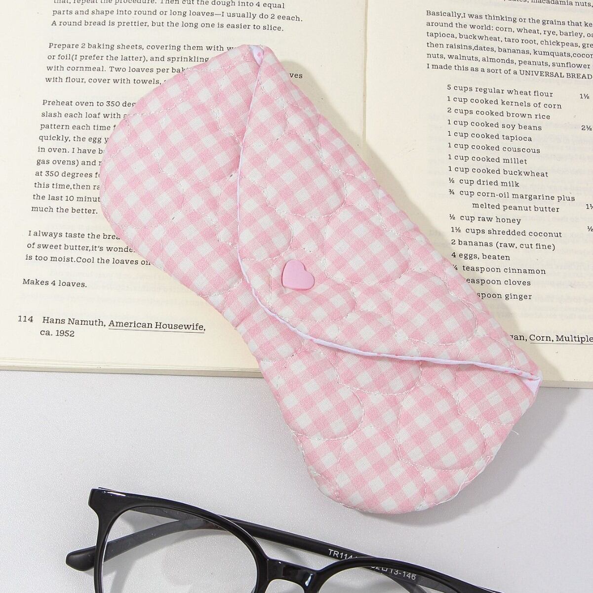 Romantic Series Sweet Flower Bow Knot Polyester Women's Glasses Storage Bag h5 