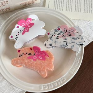 Simple Series Cute Flower Animal Cartoon Acetate Hair Claws h5 Picture2