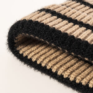 Stripe Mixed Color Wool Polyester Blend Women's Beanie h5 Picture5