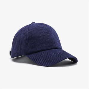 Solid Color Corduroy Baseball Cap h5