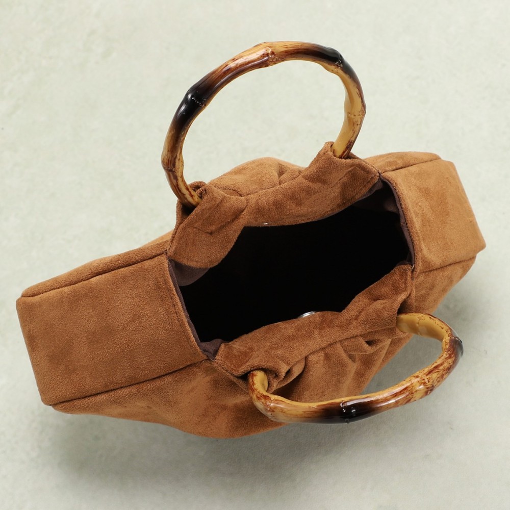 Evening Style Solid Color Suede Women's Pillow Handbags h5Picture4