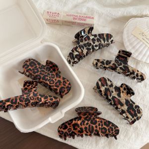 Simple Series Retro Leopard Print Acetate Hair Claws h5 Picture2