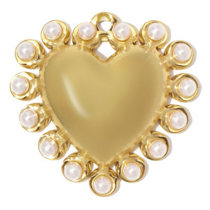 Classic Series Diy Flower Heart Hollowed-Out Butterfly Stainless Steel Waterproof Gold Color Women's Pendants h5 Picture3