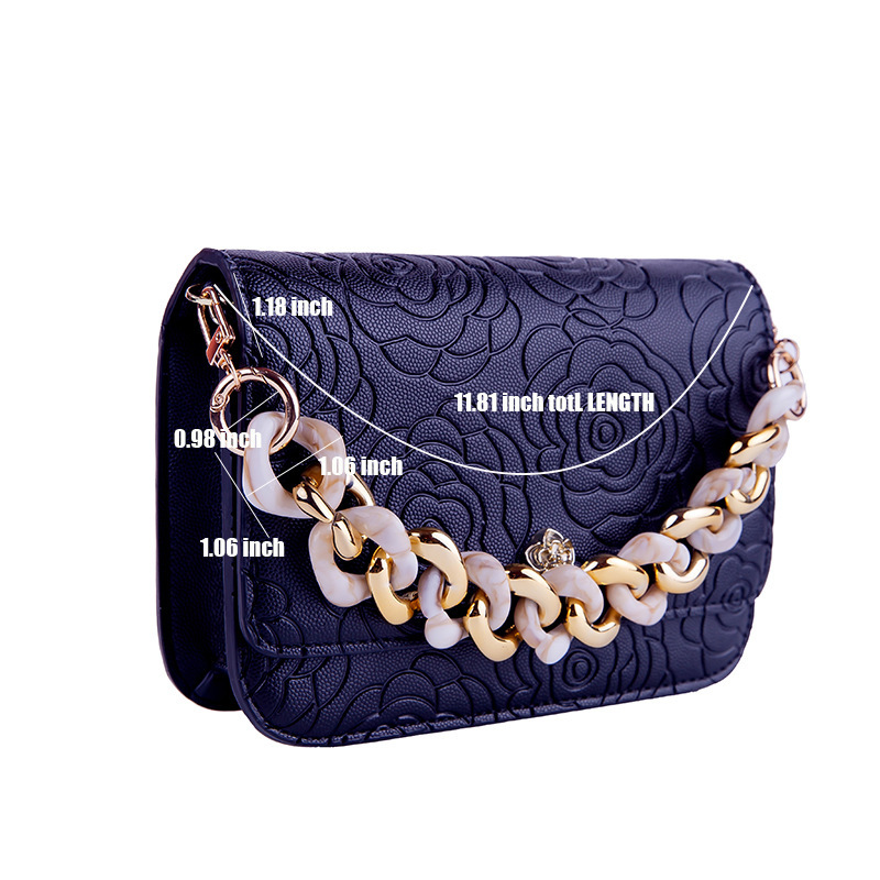 Simple Series Casual Solid Color Chain Gradient Color Acrylic Phone Chain Bag Straps Picture4
