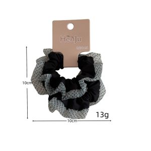 Simple Series Retro Leopard Print Polka Dots Fabric Scrunchies h5 Picture5