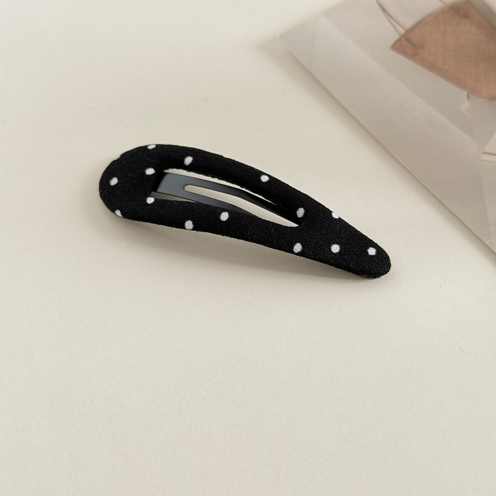 Simple Series Daily Polka Dots Fabric Hair Clips 