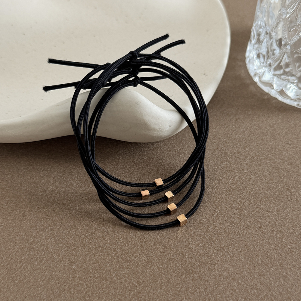 Simple Series Daily Geometric Shape Polyester Hair Ties 