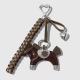 Brown War Horse Keychain (1 piece)
