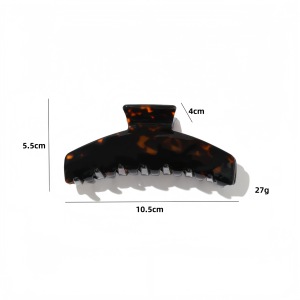 Simple Series Daily Leopard Print Stripe Mixed Color Acetate Hair Claws h5 Picture4