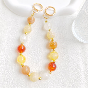 Simple Series Daily Irregular Shape Beads Mixed Color Acrylic Phone Chain h5 Picture2