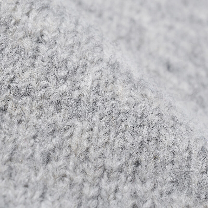 Solid Color Wool Polyester Blend Knitted Beanie 2
