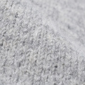 Solid Color Wool Polyester Blend Knitted Beanie h5 Picture2