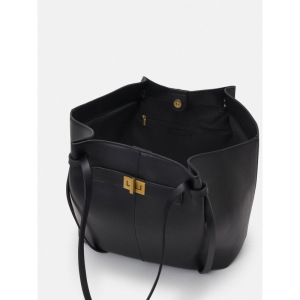 Parisian Chic Style Metal Hardware Solid Color Pu Women's Pillow Shoulder Bags h5 Picture3