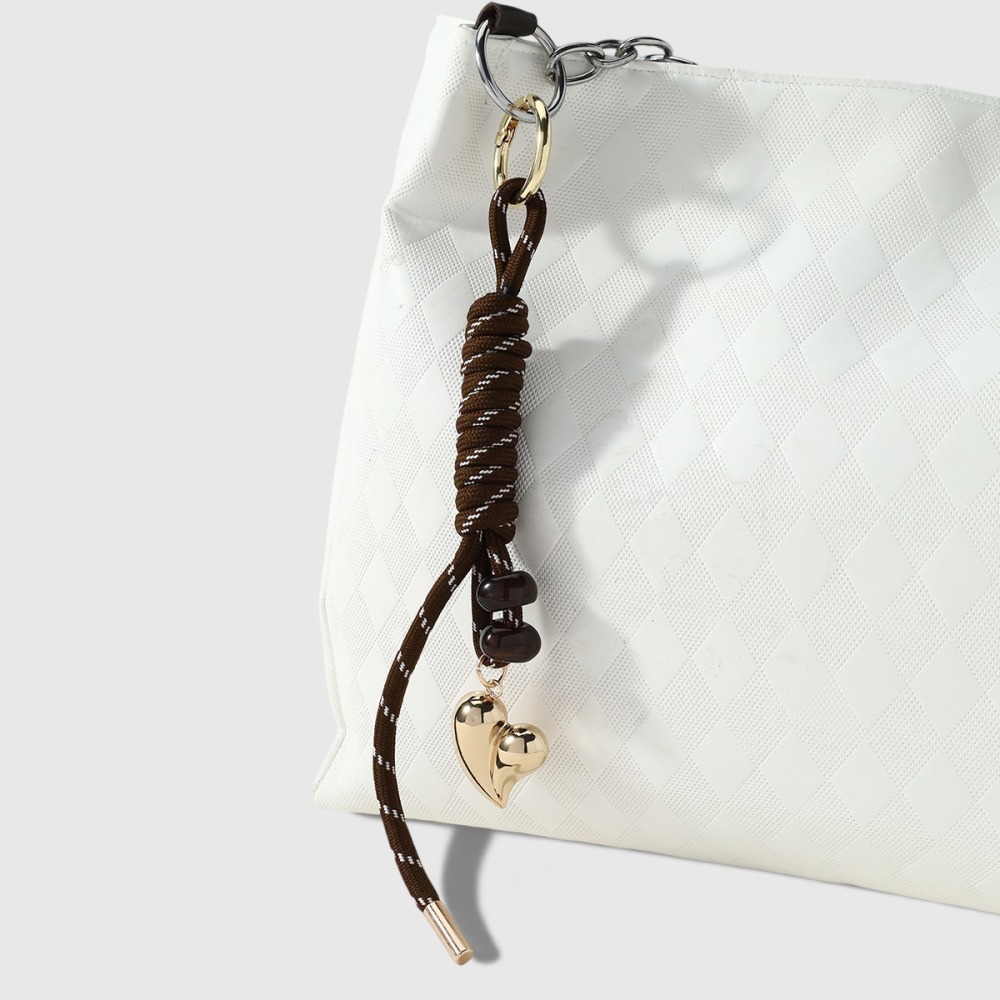 Simple Series Daily Heart Star Woven Alloy Bag Charms Picture4