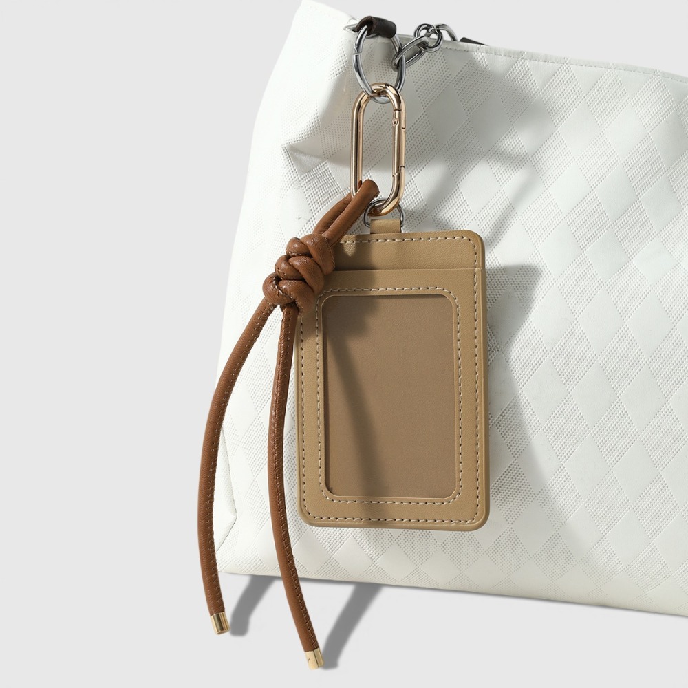 Simple Series Daily Solid Color Woven Alloy Bag Charms Picture5