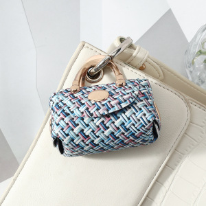 Simple Series Daily Stripe Woven Alloy Bag Charms Earphone Case h5 Picture5