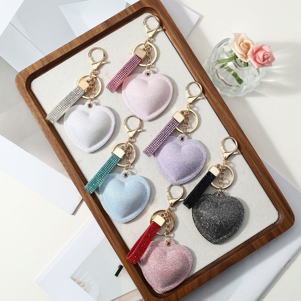 Llaveros Sencillos De Aleación De Color Liso Para Bolsos, De La Serie Daily h5Imagen3
