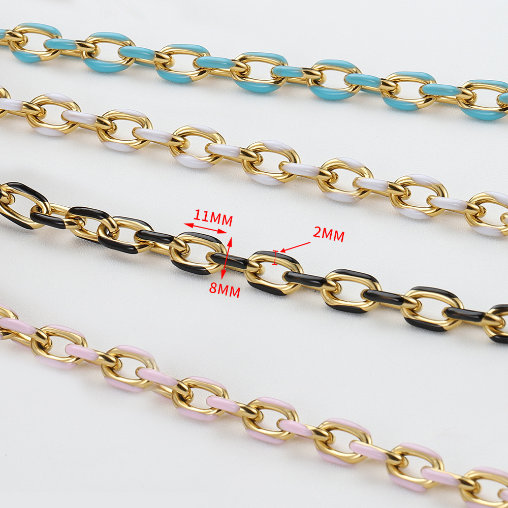 Simple Series Diy Chain Stainless Steel Waterproof Stringing Materials Picture3