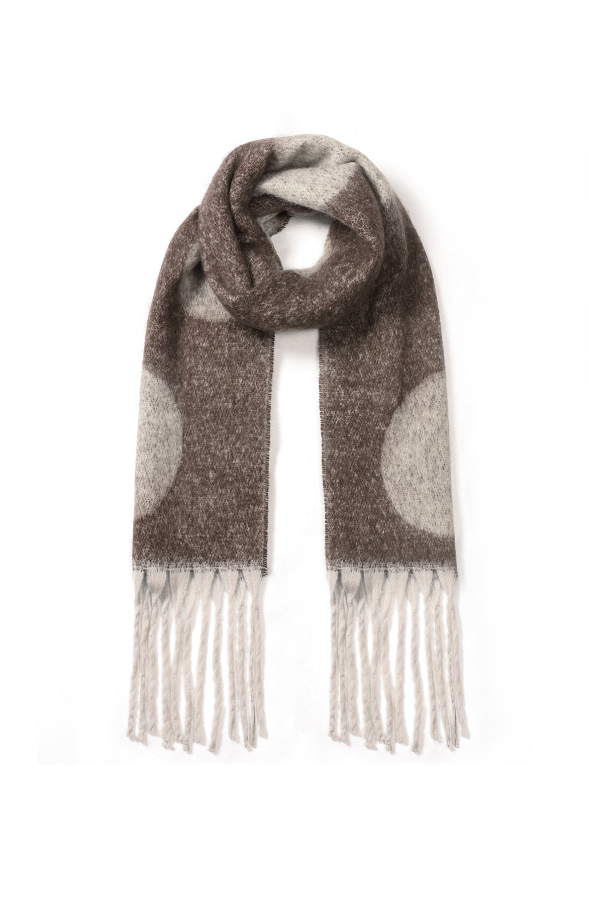 Winter Scarves Polka Dots Simple Polyester Daily Accessories h5 Picture2