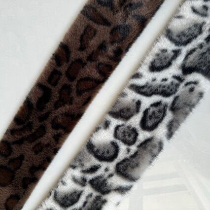 Simple Series Retro Leopard Print Imitation Fur Winter Scarves Picture4