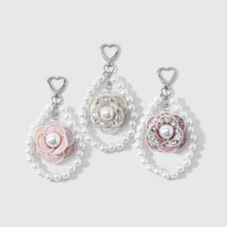 Simple Series Daily Flower Solid Color Alloy Bag Charms