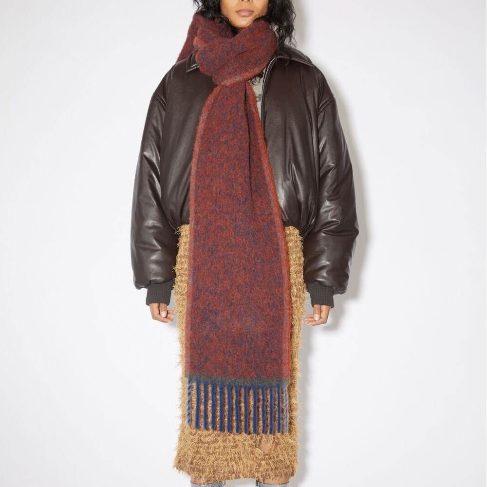 Simple Series Retro Tassel Mixed Color Winter Scarves Picture2