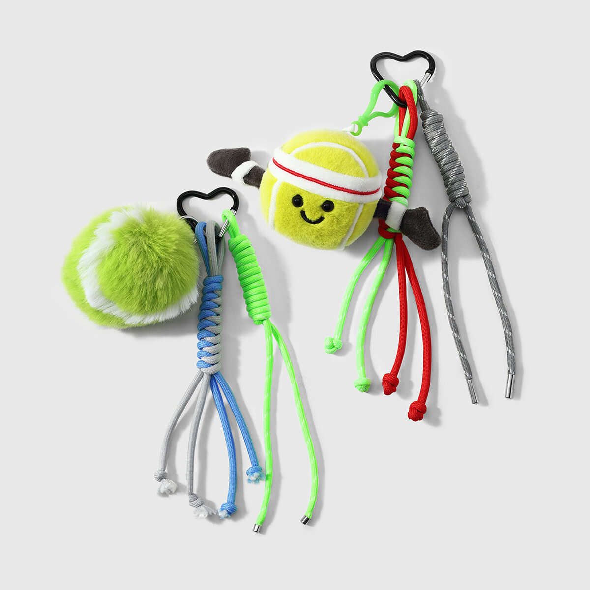 Simple Series Daily Patchwork Smiling Face Alloy Bag Charms