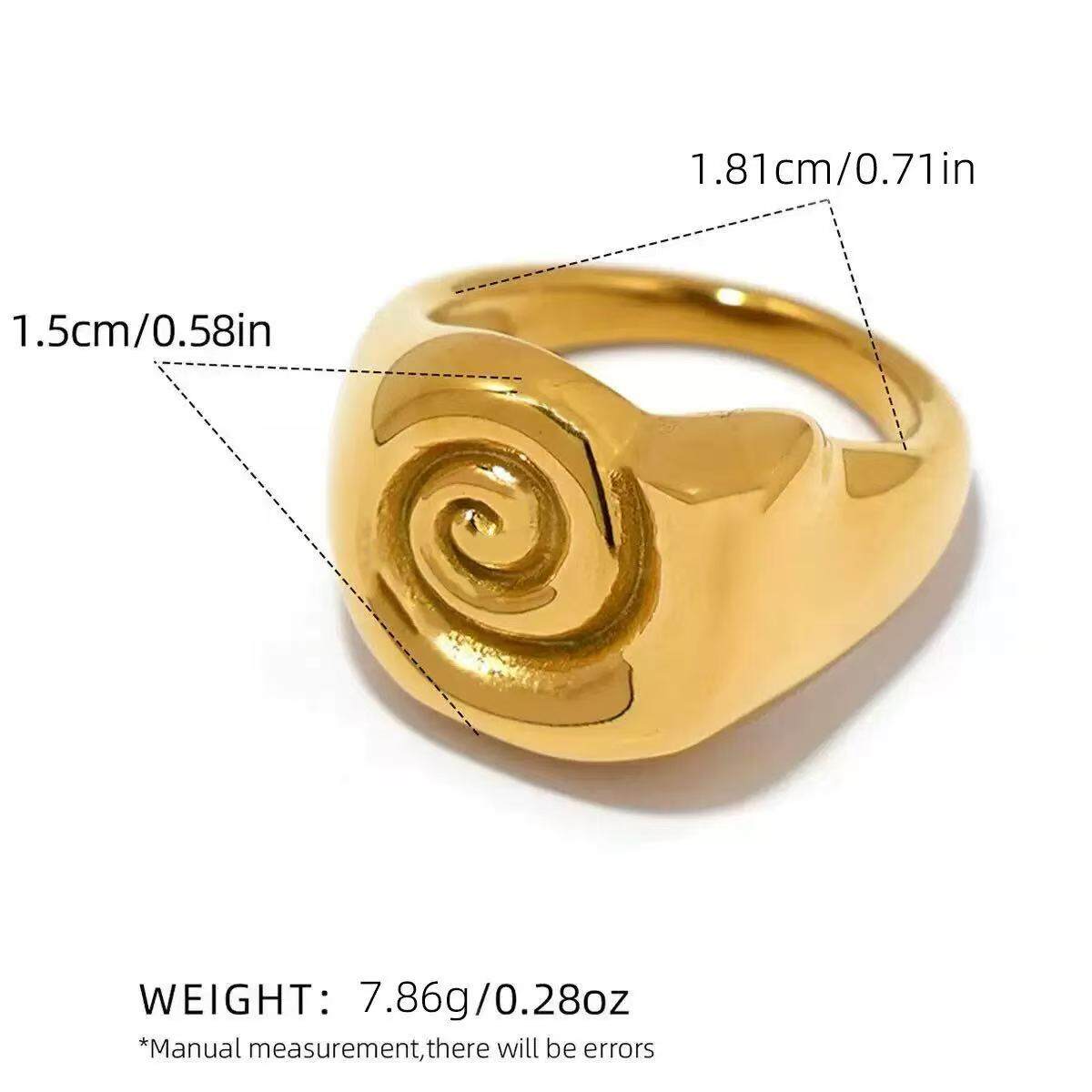 Color dorado/Talla única/Estilo1 