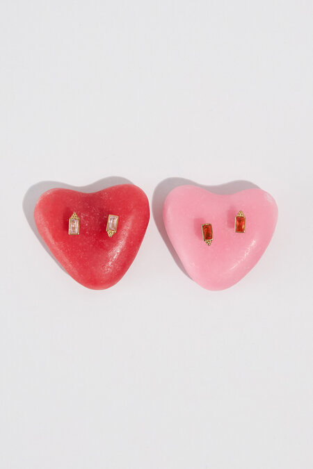 Pendientes de acero inoxidable con forma geométrica. Joyería femenina para uso diario. 2