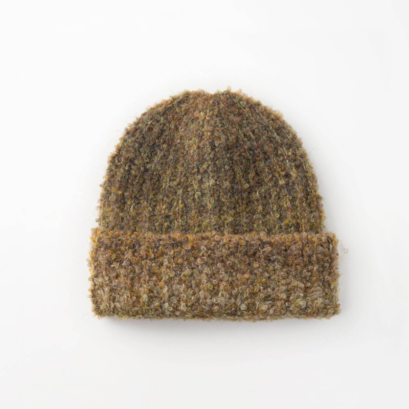 Simple Series Daily Solid Color Gradient Color Wool Polyester Blend Beanie Picture2