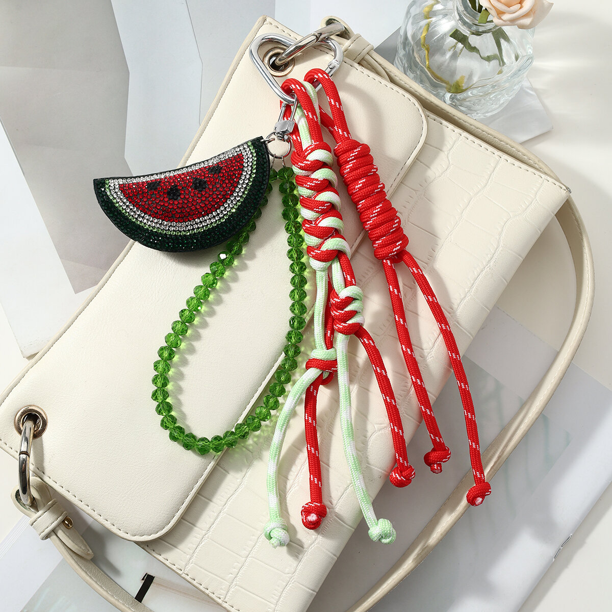 Llaveros Sencillos De Aleación Con Dibujos Animados De Frutas Para Bolsos, De La Serie Daily Fruit h5 Imagen7