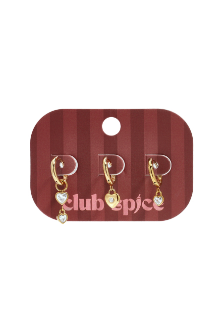 Stainless Steel Earring Sets Heart Simple Daily Simple Series Women's jewelry 2