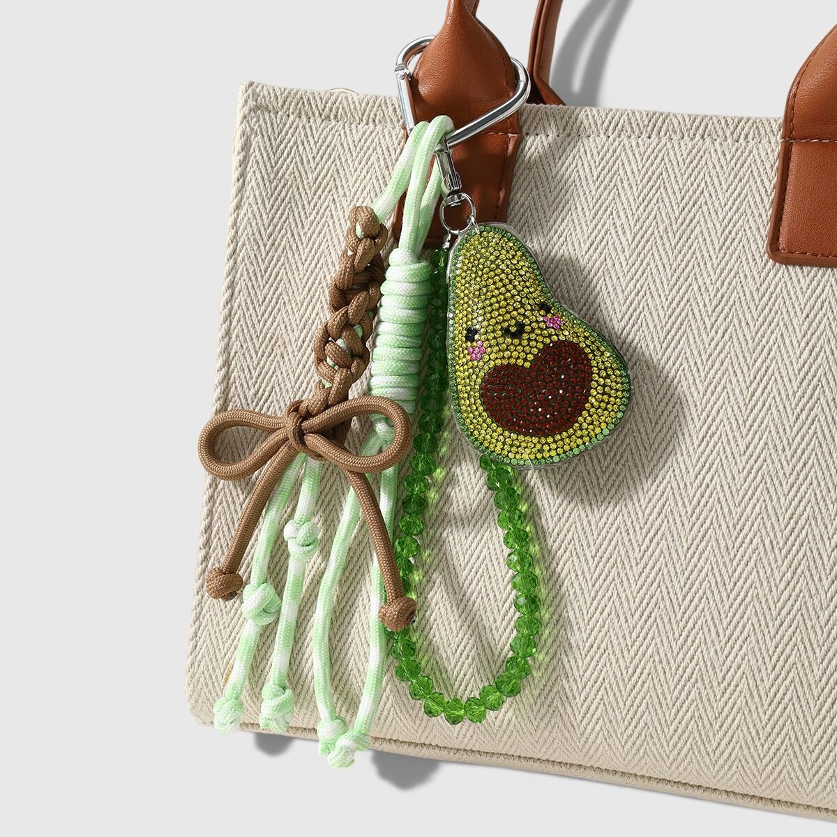 Llaveros Sencillos De Aleación Con Dibujos Animados De Frutas Para Bolsos, De La Serie Daily Fruit h5 Imagen3