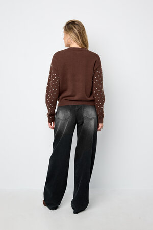 Der Mit Nieten Besetzte Pullover Mit Knöpfen h5 Bild11