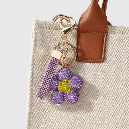 Simple Series Daily Flower Mixed Color Alloy Bag Charms