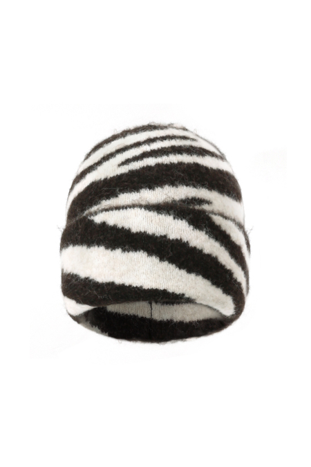 Zebra Print Beanie