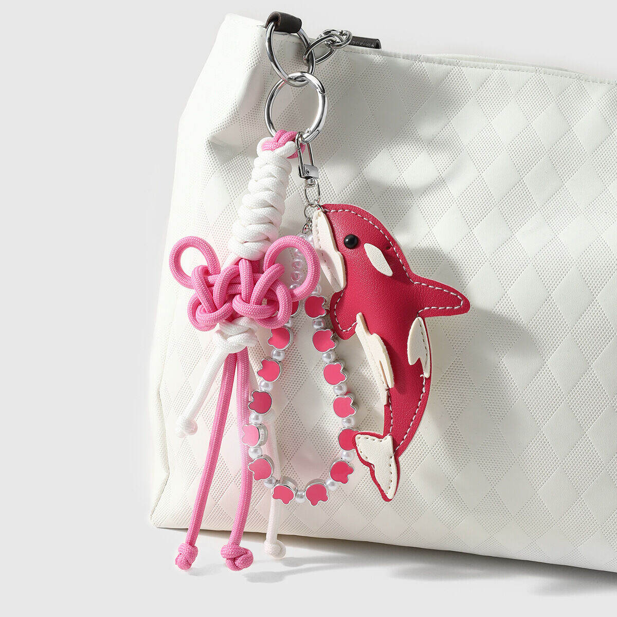 Simple Series Daily Heart Animal Bow Knot Alloy Bag Charms