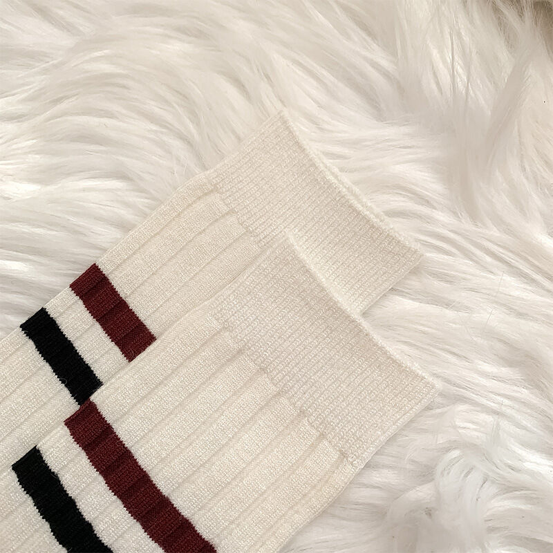 Chaussettes Mi-Mollet À Rayures Basiques Slight Bounce Pour Femmes h5Image8