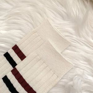 Chaussettes Mi-Mollet À Rayures Basiques Slight Bounce Pour Femmes h5 Image8