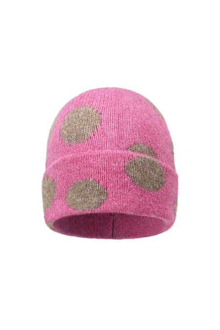 Muts met stippen, eenvoudige polyester muts, dagelijkse accessoires