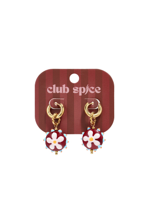 Stainless Steel Drop Earrings Flower Simple Daily Simple Series Women's Jewelry h5 Picture3