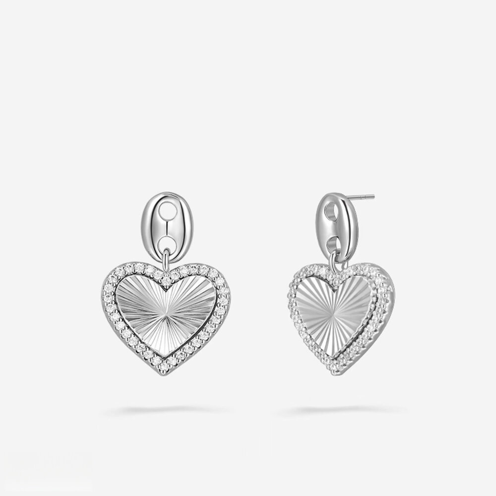 Eenvoudige Serie Sweet Heart Oorbellen Voor Dames In Koper-Goudkleur h5Afbeelding2