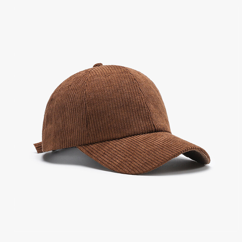 Solid Color Corduroy Baseball Cap