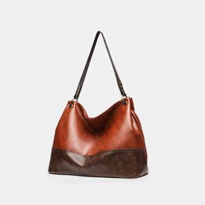 Borsa A Tracolla Quadrata Da Donna In Pu Di Alta Qualità, Stile Casual, Patchwork, Colori Misti. h5 Immagine2