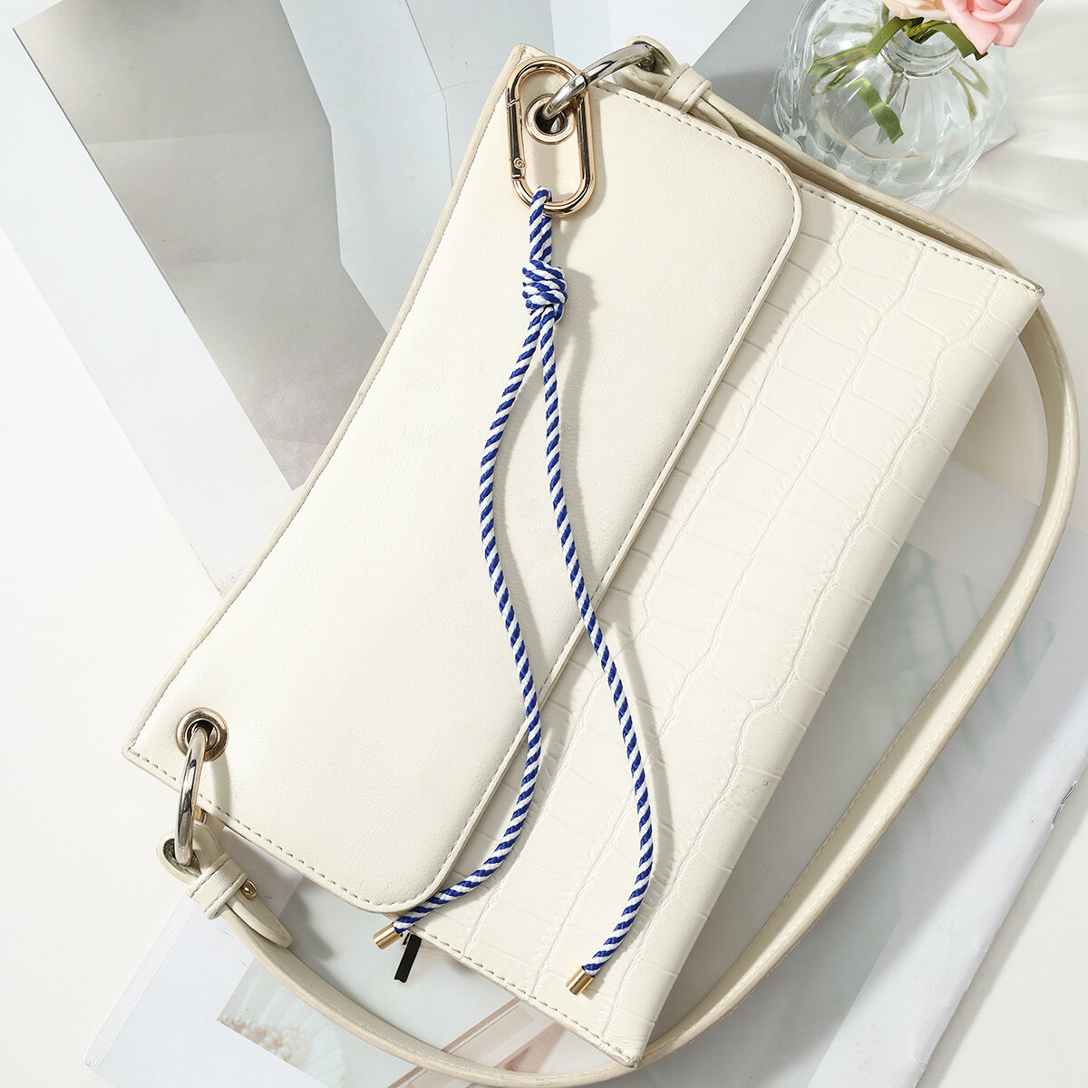 Simple Series Daily Twist Alloy Bag Charms Picture5
