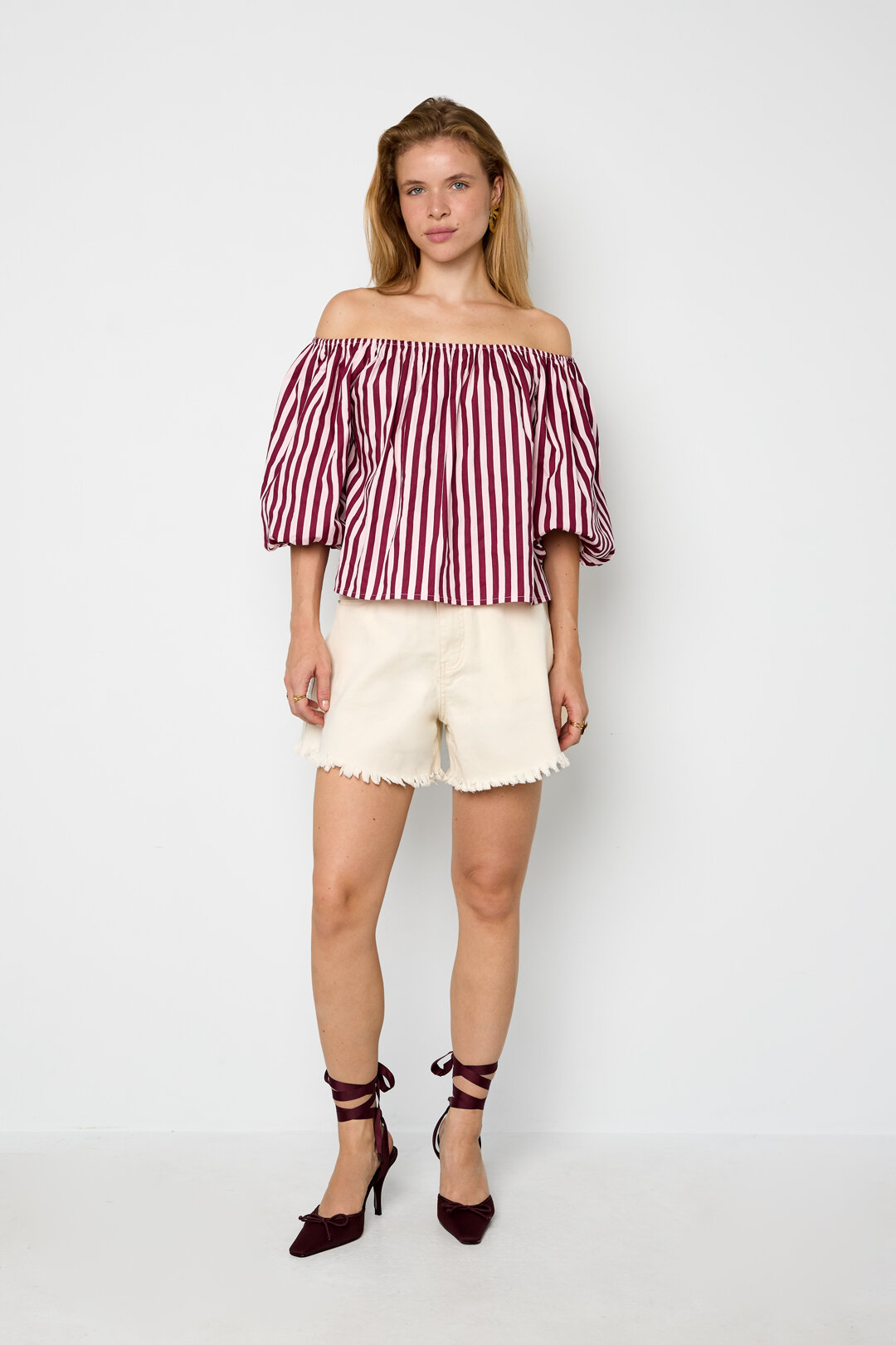 Ruffle Short Denim Picture7
