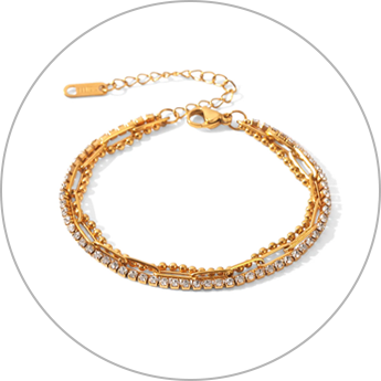 Schmuck aus Edelstahl mit Zirkonia