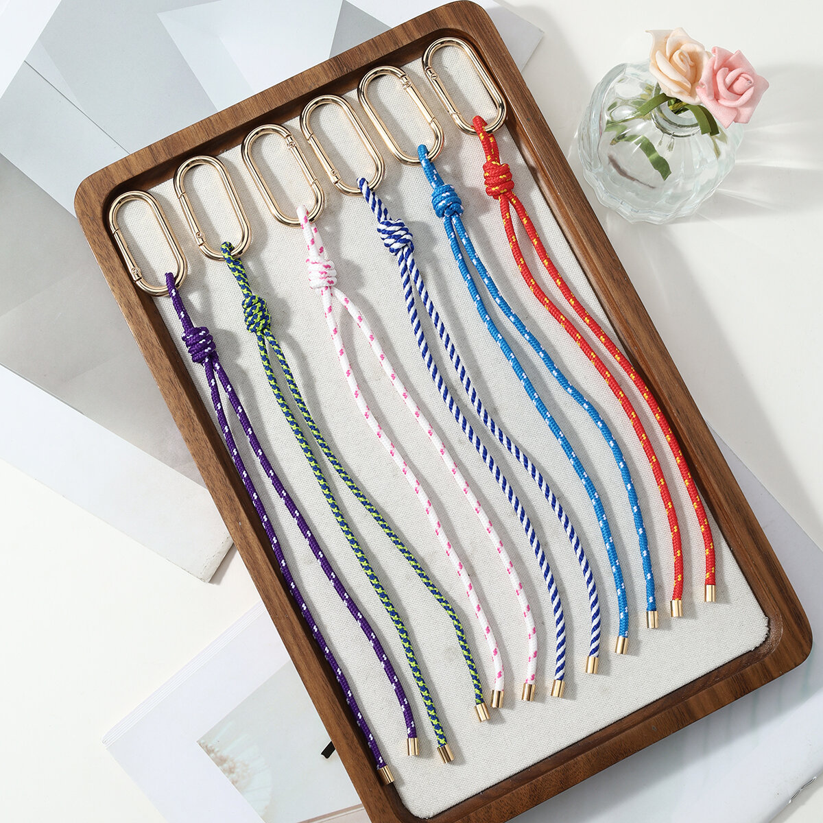 Simple Series Daily Twist Alloy Bag Charms h5 Picture3